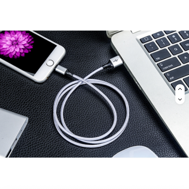 Braided Universal Fast Charging USB Cable – Durable Data Cable for iPhone 7/8/X/XS/11/12 - Image 4
